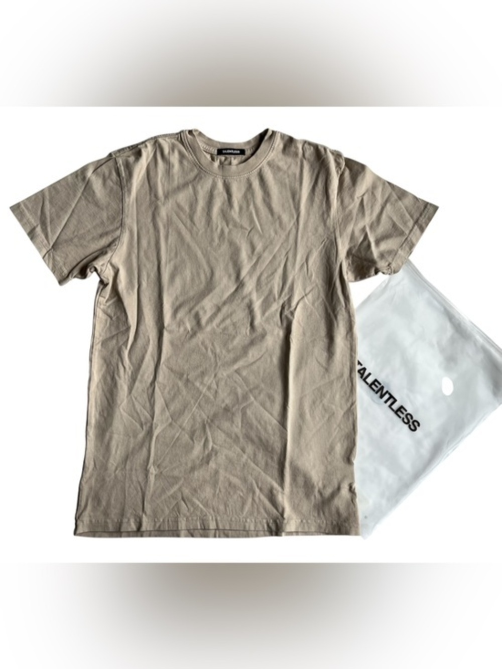 TALENTLESS premium tee in bone color Short Sleeve Crewneck Tee